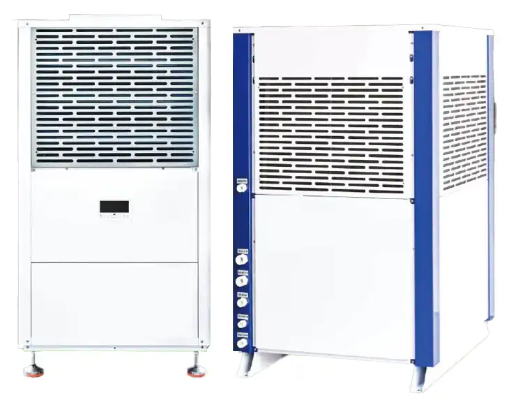 Vertical centrifugal pipeline air conditioner